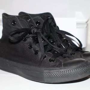 All Black Converse